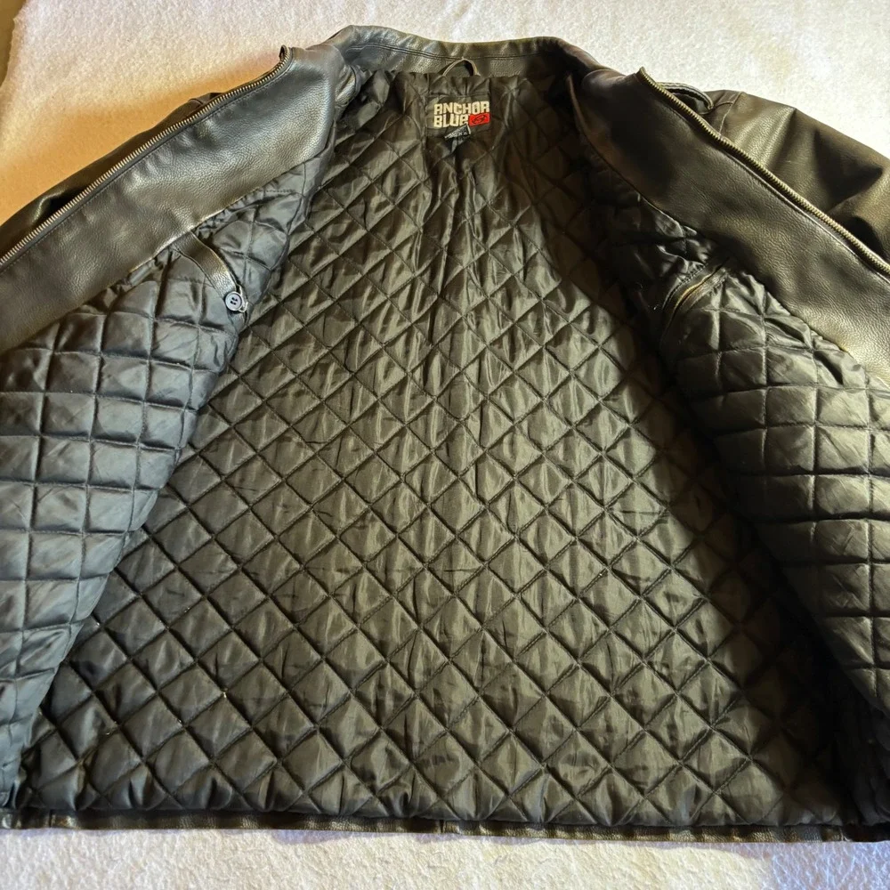 anchor blue type jacket